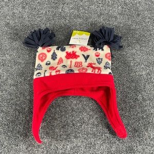 *NWT Jumping Beans Baby Christmas Winter Hat Sz 2T-4T